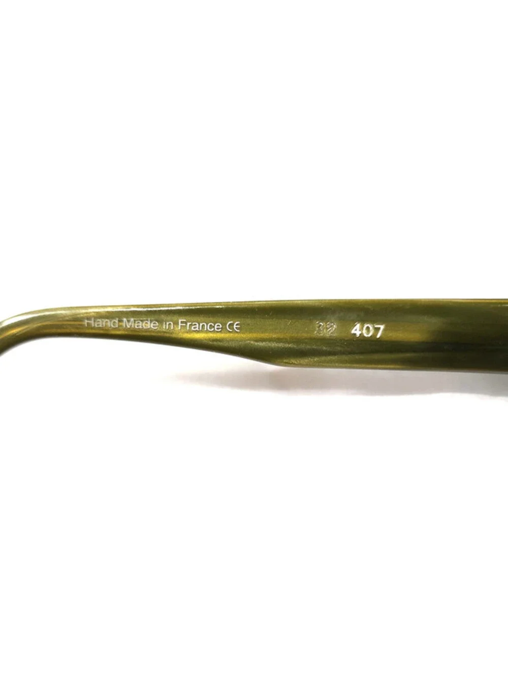 Beausoleil Paris 407 Vintage Small Brown Olive Oval Sunglasses Frame France
